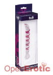 Glass Worxx Crystal Pacifier - Twisting Pink (Scala - ToyJoy) Glass Worxx Crystal Pacifier - Twisting Pink (Scala - ToyJoy)