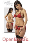 Samt Set rot/schwarz Gr��e S/M (Orion)