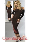langes Kleid rot/schwarz Gr��e S/M (Orion)