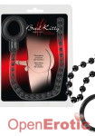 Cock Ring and String Beads - Black (Bad Kitty) Cock Ring and String Beads - Black (Bad Kitty)