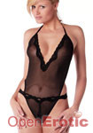 Body Resille Dentelle Noir 36/38 (Concorde)