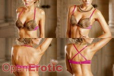 Push-up BH mit Leopardprint - 80C