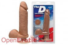 The Perfect D Vibrating 8 Inch - Caramel