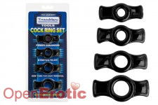 TitanMen Tools - Cock Ring Set Black