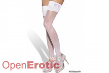 Sheer Thigh High white