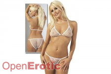 Biggi Netzbikini wei&szlig;  M / L