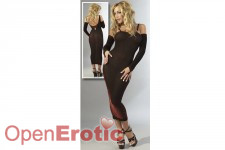 langes Kleid rot/schwarz Gr&ouml;&szlig;e S/M