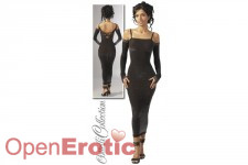 langes Lurexkleid Gr&ouml;&szlig;e S/M