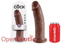 10 Inch Cock - Brown