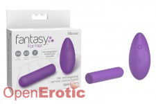 Her Rechargeable Remote Control Bullet - Purple