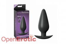 Large Weighted Silicone Plug - Black