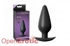 Small Weighted Silicone Plug - Black