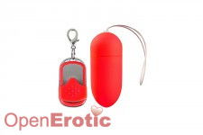 10-Speed Remote Vibrating Egg Red Big Size