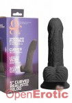 5 Inch Curved Realistic Dildo - Black (Shots Toys - GC) 5 Inch Curved Realistic Dildo - Black (Shots Toys - GC)
