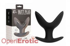 Butt Plug - Split 5 - 4 Inch - Black