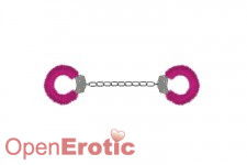Furry Ankle Cuffs - Pink
