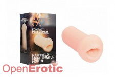 Handheld Masturbator Mouth - Flesh