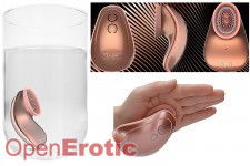 Hands - free Suction and Vibration Toy - Rose Gold