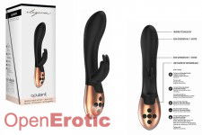 Heating Rabbit Vibrator - Opulent - Black