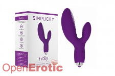 Holy - G-Spot and Clitoral Vibrator - Purple