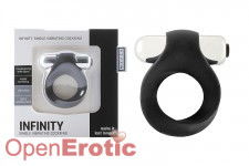 Infinity - Single Vibrating Cockring - Black