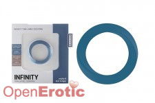 Infinity - Thin - Large Cockring - Blue