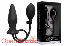 Inflatable Silicone Plug - Black