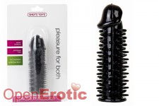 Realistic Spiky - Penis Extension - Black