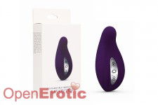 Rechargeable 7 Speed Silicone Lay-On Vibe - Purple