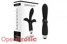 Sinclaire - G-Spot and Clitoral Vibrator - Black