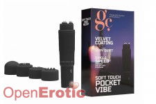 Soft Touch Pocket Vibe - Black