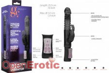 Thrusting Rabbit Vibrator - Black